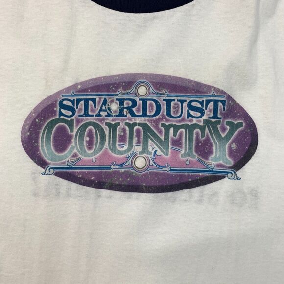 Vintage Stardust County Music T Shirt Adult M Medium White Short Sleeve Delta - Picture 3 of 12
